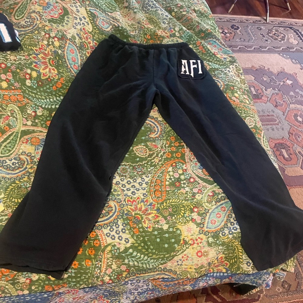 AFI LOGO Sweatpants Small